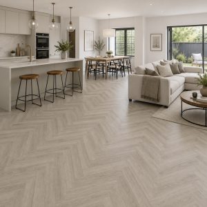 Maxi SPC herringbone Oyster oak 0.812m2